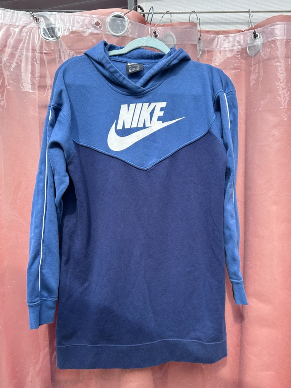 Nike Men's Two-Tone Blue Pullover Hoodie Sweater sz S